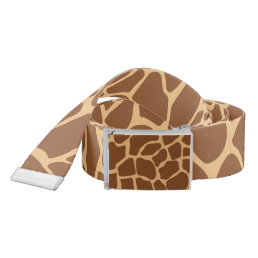 Giraffe Animal Print Trendy Belt