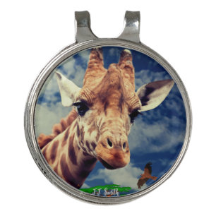 Giraffe Animal Trendy Ball Marker Golf Ha Golf Hat Clip