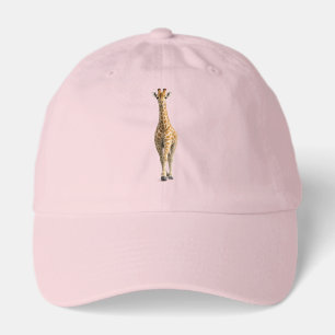Giraffe Approaching Hat