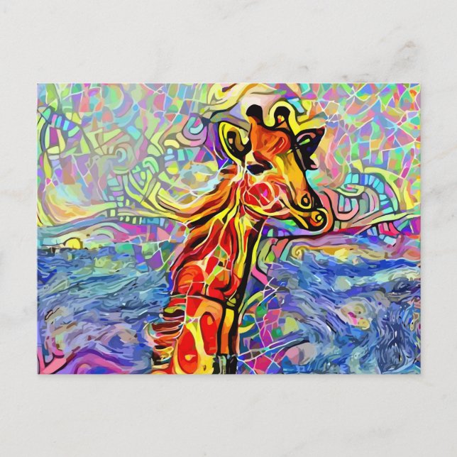 GIRAFFE ART Postcards (Front)