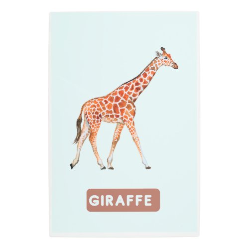 Giraffe Art Safari Animal Print Nursery wall Art