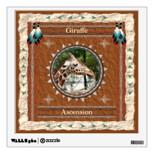Giraffe Ascension Energy Wall Decal