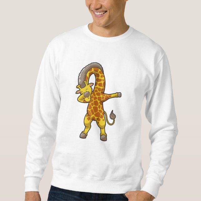 Giraffe at Hip Hop Dance Dab Sweatshirt (Front)
