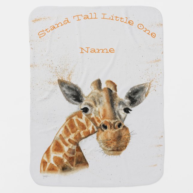 Giraffe Baby Blanket (Front)