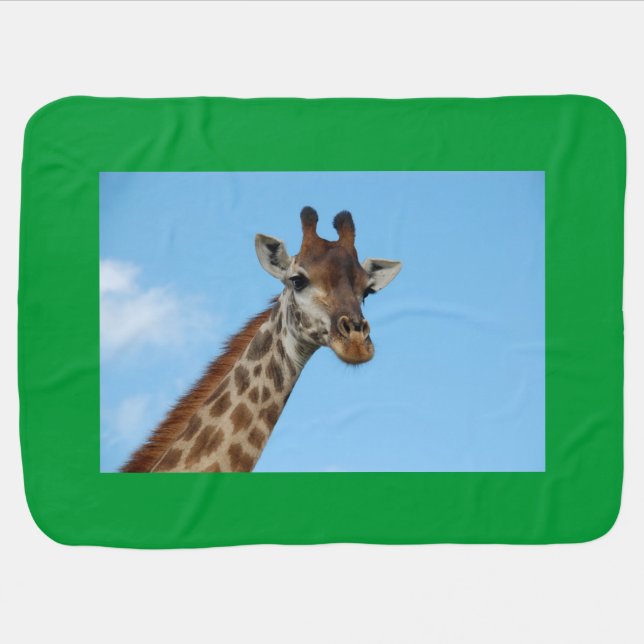 Giraffe Baby Blanket (Horizontal)