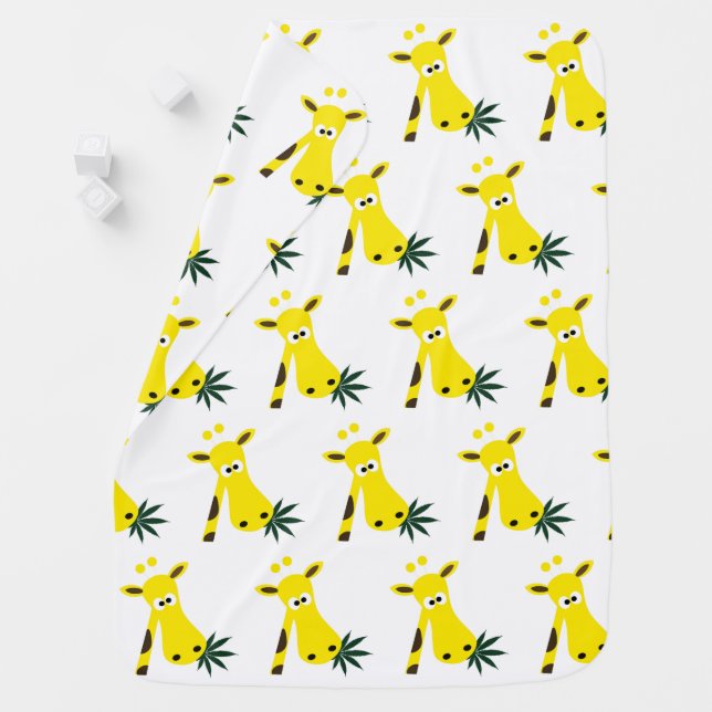 Giraffe Baby Blanket (In Situ)
