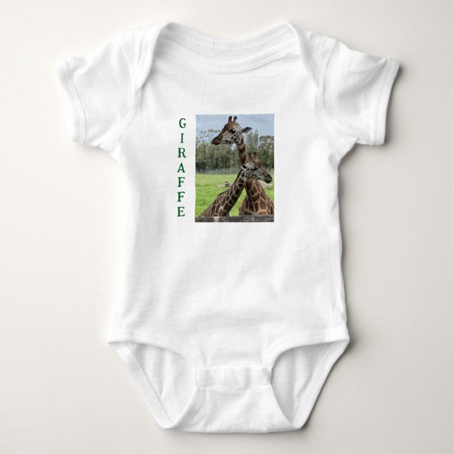 Giraffe Baby Bodysuit (Front)