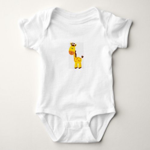 Giraffe baby bodysuit sleeper