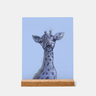 Giraffe Baby Boy Acrylic Sign