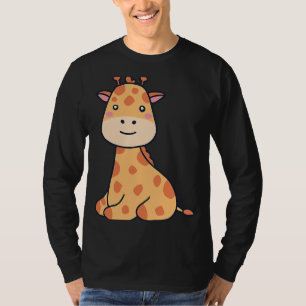 Giraffe baby in bright colours for safari and wild T-Shirt