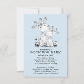 Giraffe Baby Shower Book for Baby Card (Front)