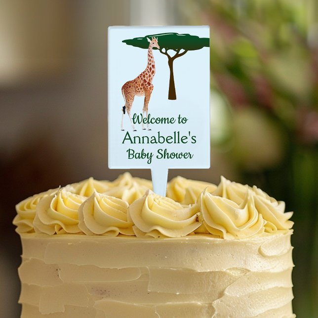 Giraffe Baby Shower  Cake Topper (Creator Uploaded)