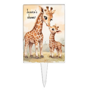 Giraffe Baby Shower Cake Topper