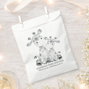 Giraffe Baby Shower Favor Bags