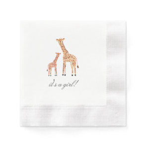 Giraffe Baby Shower Paper Napkins
