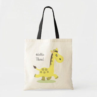 Giraffe Bag, Hello There! Tote Bag