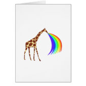 Giraffe barfing a rainbow (Front)