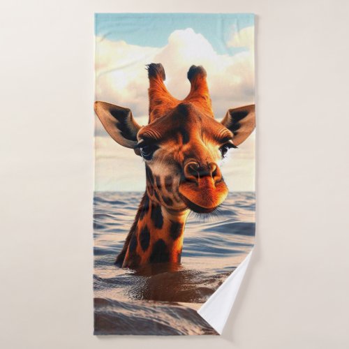 Giraffe Bath Towel