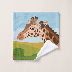 Giraffe Bath Towel Set