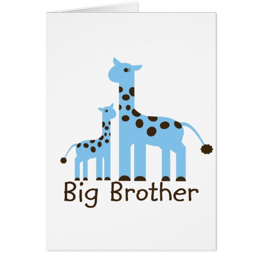 Giraffe Big Brother Cards (Front)