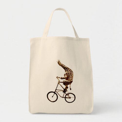 Giraffe biker tote bag