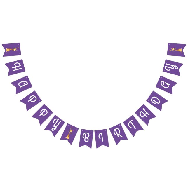 Giraffe Birthday Party Bunting Flags (All)