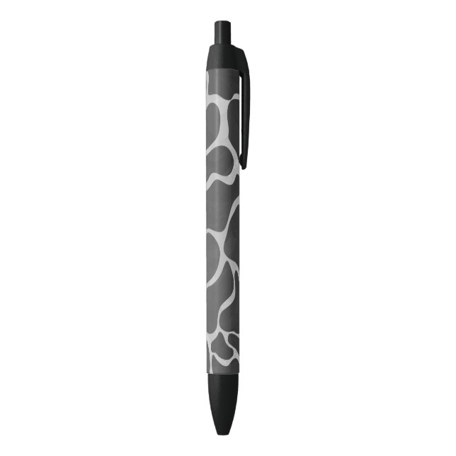 Giraffe Black and Light Gray Print Pen (Bottom (Vertical))
