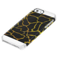 Giraffe Black and Yellow Print