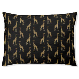 GIRAFFE BLACK PET BED