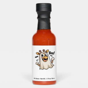 Giraffe Boo Halloween Classic T-Shirt Hot Sauces