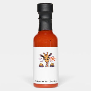Giraffe Boo Halloween - Funny Spooky Animal Essent Hot Sauces