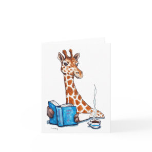 Giraffe book and beverage card
