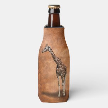 Giraffe Bottle Cooler by CNelson01 at Zazzle