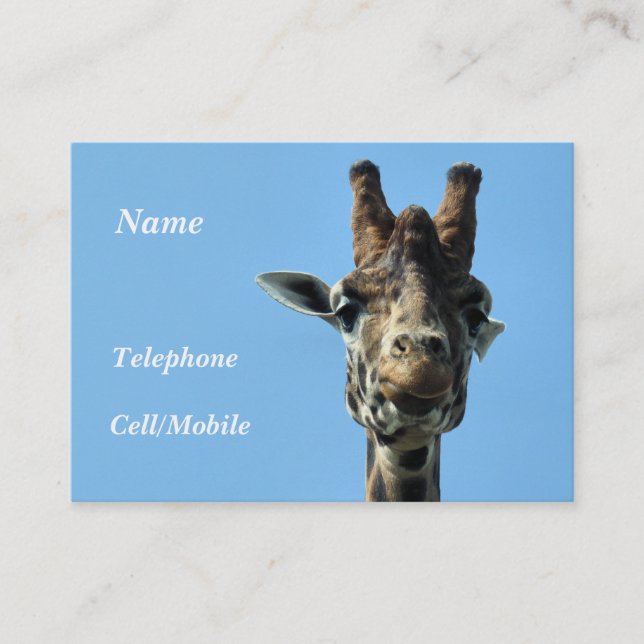 GIRAFFE BUSINESS CARD (Front)