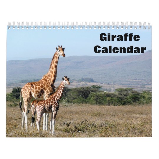 Giraffe Calendar