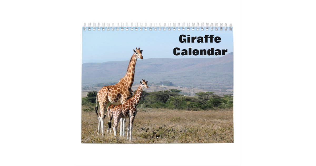 Giraffe Calendar