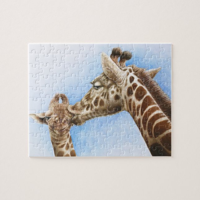Giraffe & Calf Puzzle (Horizontal)