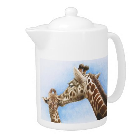 Giraffe & Calf Teapot