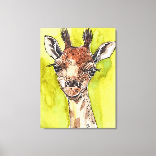 Giraffe Canvas Print