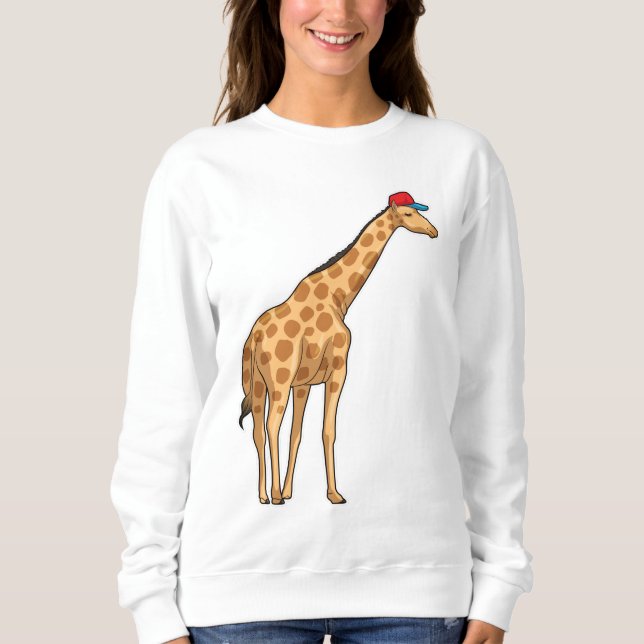 Giraffe Cap Sweatshirt (Front)