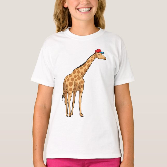 Giraffe Cap T-Shirt (Front)