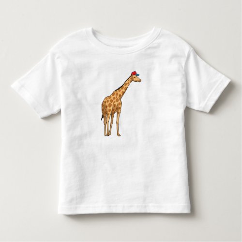 Giraffe Cap Toddler T_shirt