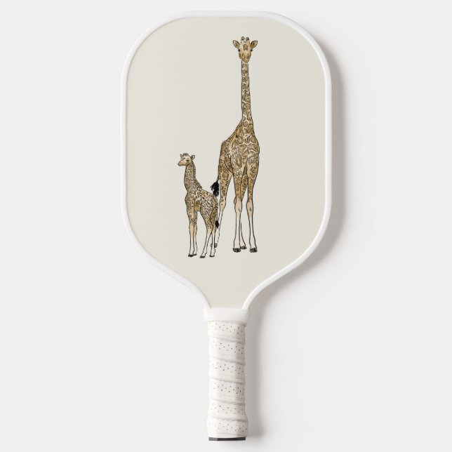 giraffe carbon fiber pickleball paddle  (Front)