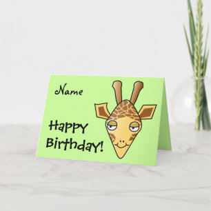 Giraffe Card