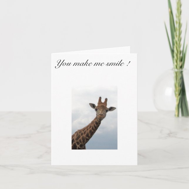 Giraffe Card (Front)