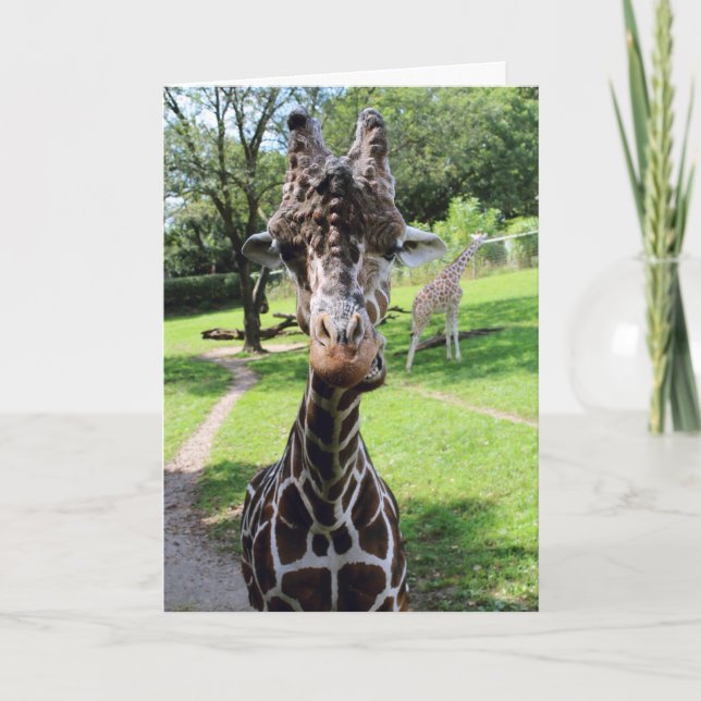 Giraffe Card (Front)