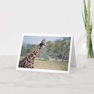 Giraffe Card