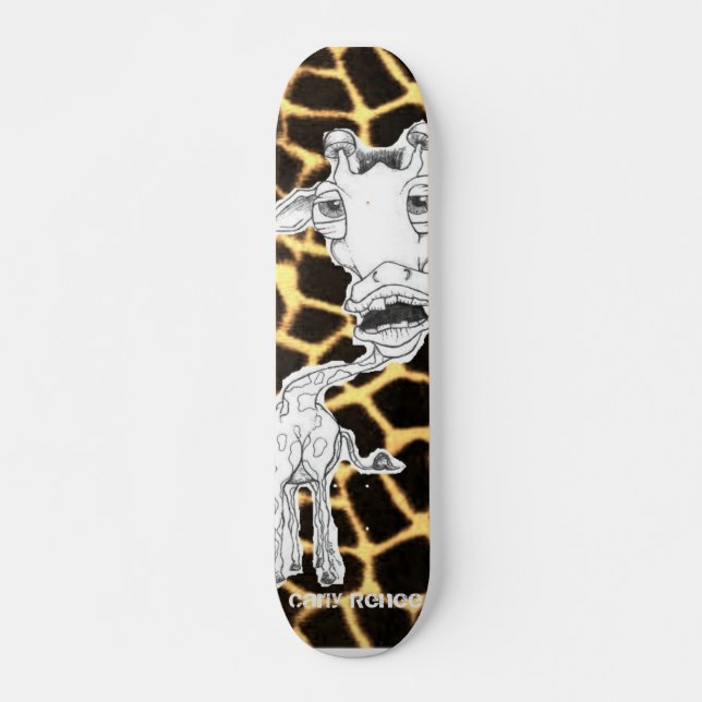 GIRaffe, Carly Renee Skateboard Deck (Front)