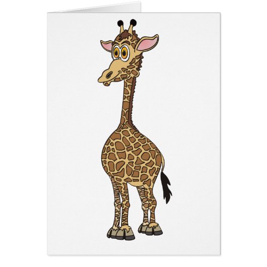 Giraffe Cartoon Cards (Front)
