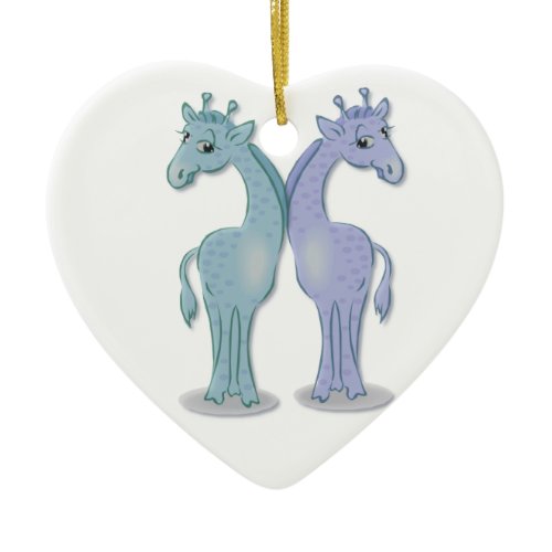 Giraffe Cartoon Ornament